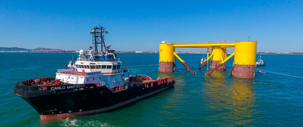 windfloat asm industries project transport of offshore wind structures